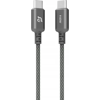 Datový kabel Kabel Adam Elements USB typ C - USB typ C 1,2 m šedý