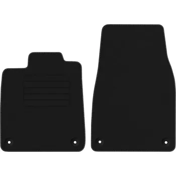 autokoberec Velurové autokoberce s upevněním v sadě Edecor