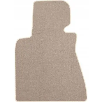 autokoberec BMW 7 E66 2001 - 2008 velurový kobereček BEŽOVÝ strana řidiče PREMIUM