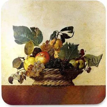 Podtácek Podložka pod hrnek Košík s ovocem Caravaggio