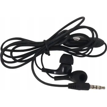 Sluchátka UNIVERZÁLNÍ SLUCHÁTKA DO UŠÍ STK S MIKROFONEM 3,5mm PRO TELEFON TABLET PC