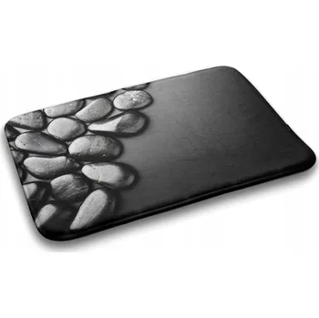 Koupelnová předložka Protiskluzová koupelnová předložka Černé kameny