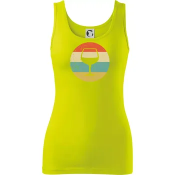 Vintage víno - Dámské tílko - XS ( Limetková )