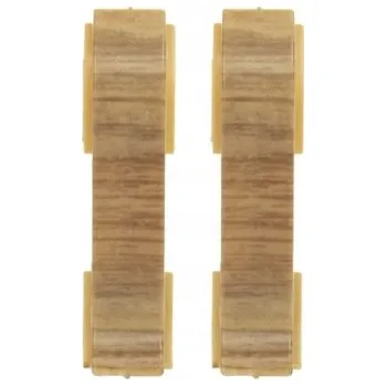 Podlahová lišta Spojka Cezar hliníková 10 x 10, délka 10 cm, Dub Reduty