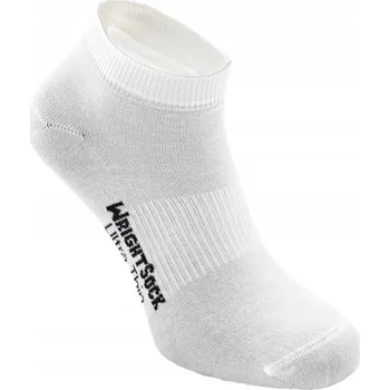 WrightSock Ultra Thin Bílé běžecké Ponožky z USA, velikost 34-37 M LOW