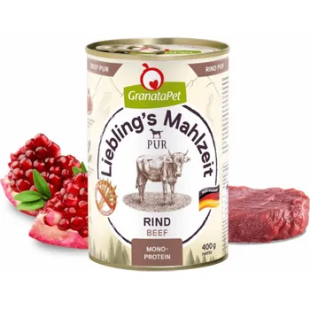 Krmivo pro psa GRANATAPET Liebling s Mahlzeit Beef - vlhké krmivo pro psy - 400g