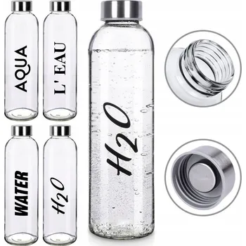 Láhev na vodu skleněná 700 ml