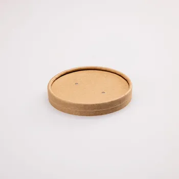 Jednorázové nádobí Víčko na misku 350&nbsp;ml, 470&nbsp;ml - hnědé Koupit: 1 karton