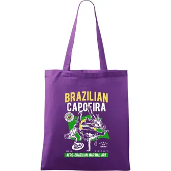 Brazilian Capoeira - Taška bavlněná - 42 x 38 cm ( Fialová )