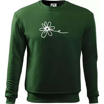 Chlapecké tričko Kopretina - Mikina Essential dětská - 146 cm/10 let ( Lahvově zelená )