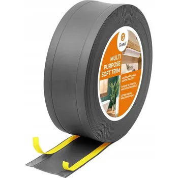 soklová lišta PVC lišta Questprofile 1 x 75, délka 1000 cm, grafit