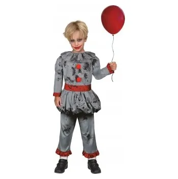 Karnevalový kostým Kostým pro děti na Halloween - Zlý Klaun, 8-10 let