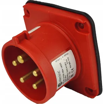 Elektrická zásuvka Fázová zásuvka, přímá, 5P/16A, 400V, 2177