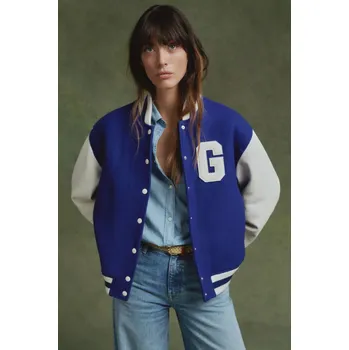 Dámská bunda BUNDA GANT VARSITY JACKET COLLEGE BLUE