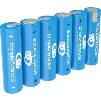 Nabíječka baterií SADA 6 AKUMULÁTORŮ AA 7,2V 2200mAh NI-MH
