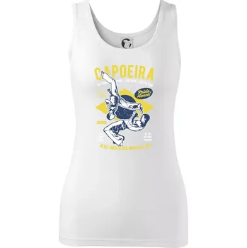 Dámské tričko Capoeira Afro-brazil art - Dámské tílko - 2XL ( Bílá )