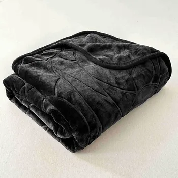 Obraz Deka Spod Igły i Nitki akryl 160 cm x 80 cm černá