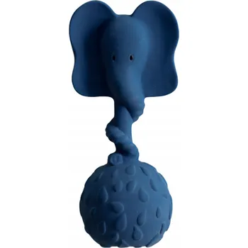 NATRUBA KAUČUKOVÉ KOUSÁTKO S CHRASTÍTKEM VE TVARU SLONA