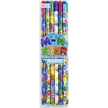 Grafitová tužka Tužka s gumou, tradiční tužka, stylus, školní výbava pro Kolorowe Baloniki HB 12 ks