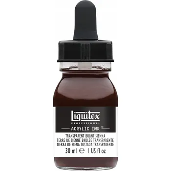 Vodová barva Transparentní Pálená Siena 30 ml Liquitex Akrylová Barva