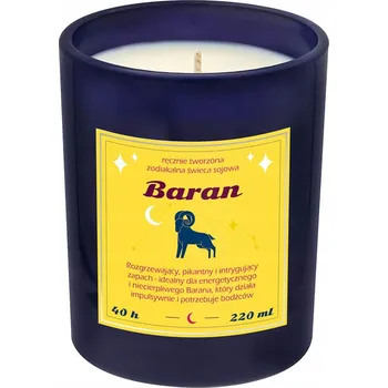 Svíčka Sójová vonná svíčka, zodiakální svíčka pro fanoušky astrologie BERAN Cup&You 1 ks