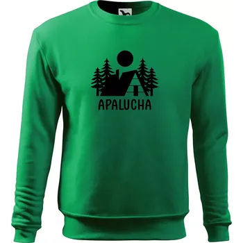 Pánská mikina Apalucha chalupa - Mikina Essential pánská - 3XL ( Středně zelená )