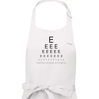 Kuchyňská zástěra EEE macarena - Pánská zástěra na vaření - Univerzální velikost ( Bílá )