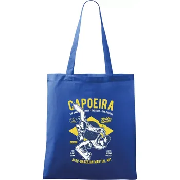 Capoeira Afro-brazil art - Taška bavlněná - 42 x 38 cm ( Královská modrá )