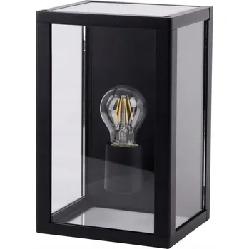 Venkovní osvětlení VENKOVNÍ FASÁDNÍ ZAHRADNÍ LAMPA NA ZEĎ 1XE27 IP44 ČIRÁ