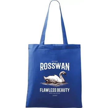 Nákupní taška Swan beauty - Taška bavlněná - 42 x 38 cm ( Královská modrá )