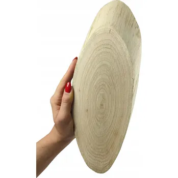 DŘEVĚNÝ PLÁT DŘEVĚNÝ PLÁTEK DUBOVÝ ELIPSOVITÝ ŠIKMÝ DUB DÉLKA 25-30 CM DEKORATIVNÍ PODNOS DŘEVO