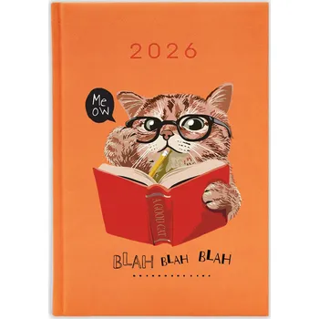 Diář Knižní diář pro učitele 2026 A5 oranžový