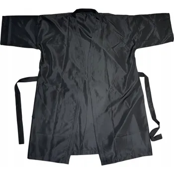 Pláštěnka PROFESIONÁLNÍ KADEŘNICKÁ PLÁŠTĚNKA BARBERSKÁ S POPRUHEM – ČERNÁ, VODĚODOLNÁ