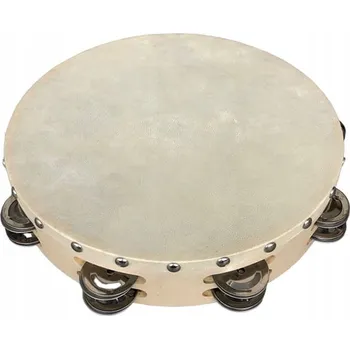 Tamburína GRV TE-1016H tamburína s blánou 10" (16 zvonků)