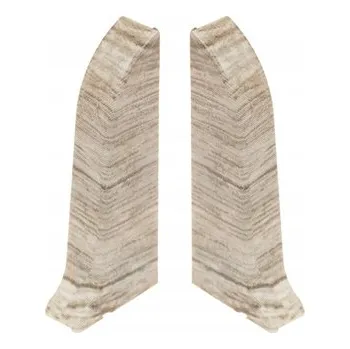 Podlahová lišta Levá koncovka Cezar hliníková 10 x 10, délka 10 cm, dub