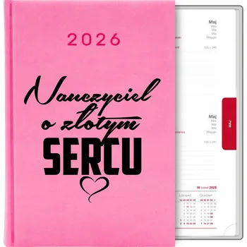 Kalendář Knižkový kalendář 2026 A5 růžový