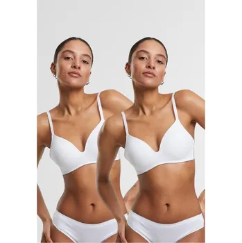 Podprsenka Ladies Basic padded Bra 2-Pack - nude+nude 80C