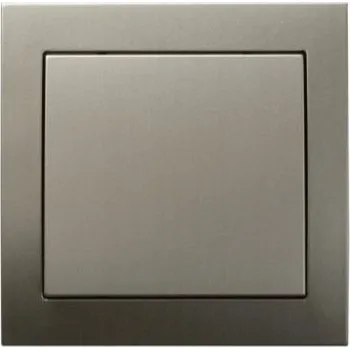 vypínač Jednopólový vypínač pod omítku Kier stříbrný ŁP-1W/45