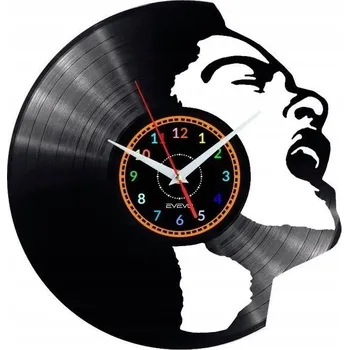 Hodiny BILLIE HOLIDAY HODINY NÁSTĚNNÉ DEKORATIVNÍ MODERNÍ VINYLOVÁ DESKA VINYL N