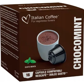 Kapsle pro Dolce Gusto Italian Coffee CHOCOMINT / ČOKOLÁDA S MÁTOU 16 ks