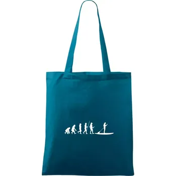 Evoluce paddleboard žena - Taška bavlněná - 42 x 38 cm ( Petrolejová )