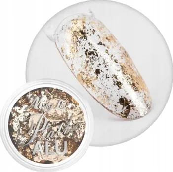 Prášek Ozdoby Na Nechty MOLLYLAC 0,2g Alu metalické vločky Č. 11