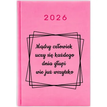 Kalendář Knižkový kalendář pro učitele 2026 A5, růžový