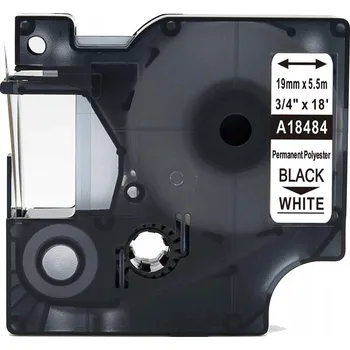 Pásek do tiskárny Polyesterová páska do DYMO RHINO 18484 19 mm x 5,5 m, bílá A18484