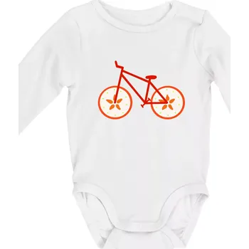Kojenecký body Kolo Jablko (Moňas) - Body kojenecké s dlouhým rukávem - Dlouhý r. do 3 měs ( Bílá )
