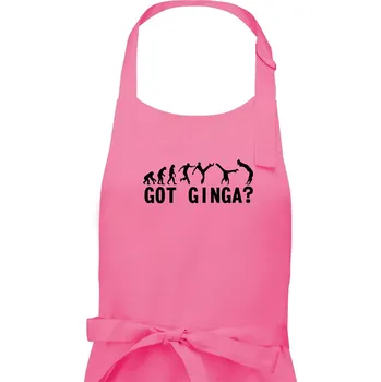 Kuchyňská zástěra Capoeira - Got Ginga - Dámská zástěra na vaření - Univerzální velikost ( Růžová )