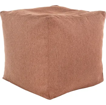 Taburet Taburet PLUSZOVÝ k sezení CUBO křeslo BÉŽOVÝ