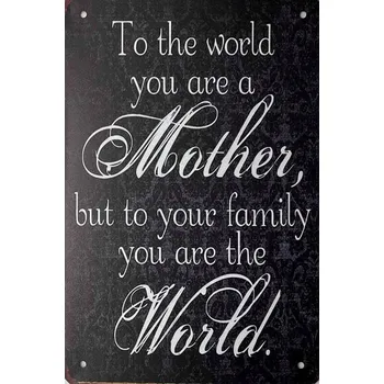 Obraz Dřevěná Cedule Mother