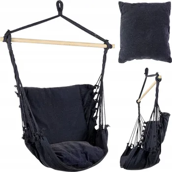 Zahradní houpačka Brazilská HAMAKA křeslo závěsné houpací houpačka zahradní s polštářem