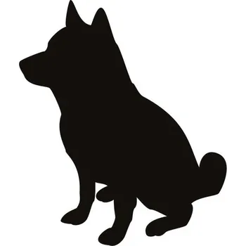 Samolepící dekorace Samolepka na stěnu pejsek s pamlskem 15x12cm